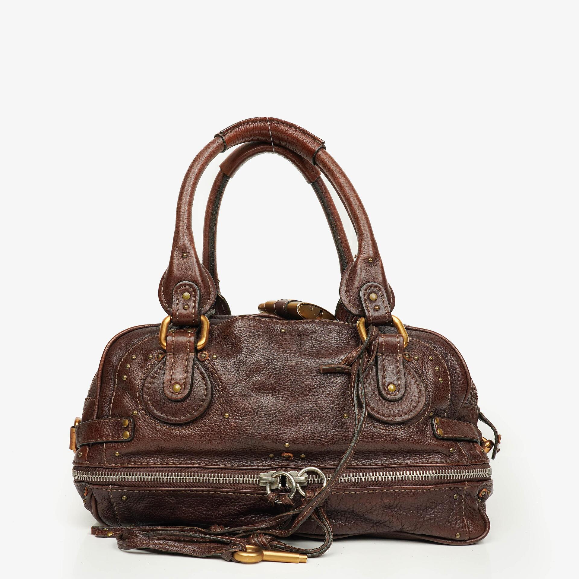 Chloe Paddington Satchel-Tasche in Schokoladenbraun