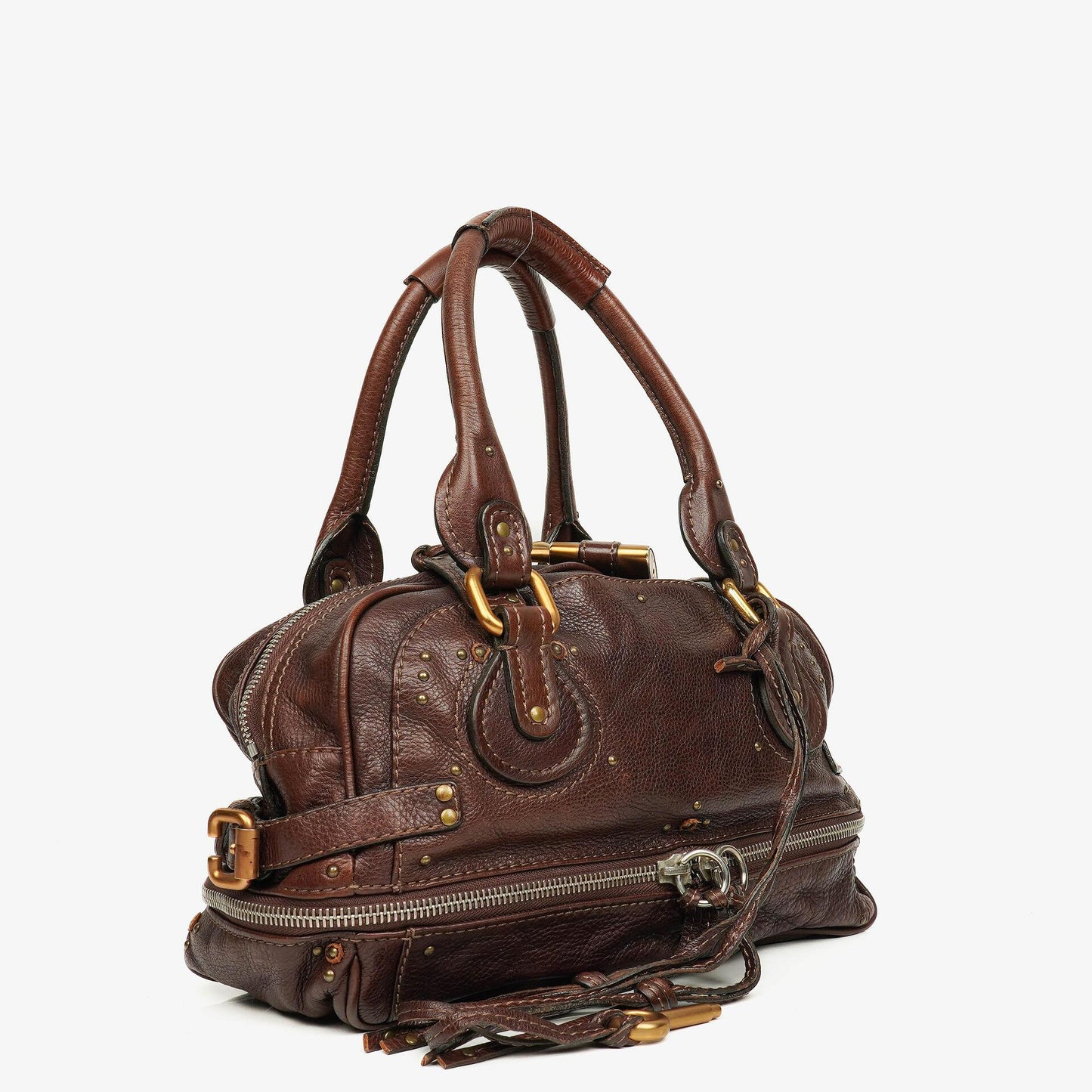 Chloe Paddington Satchel-Tasche in Schokoladenbraun