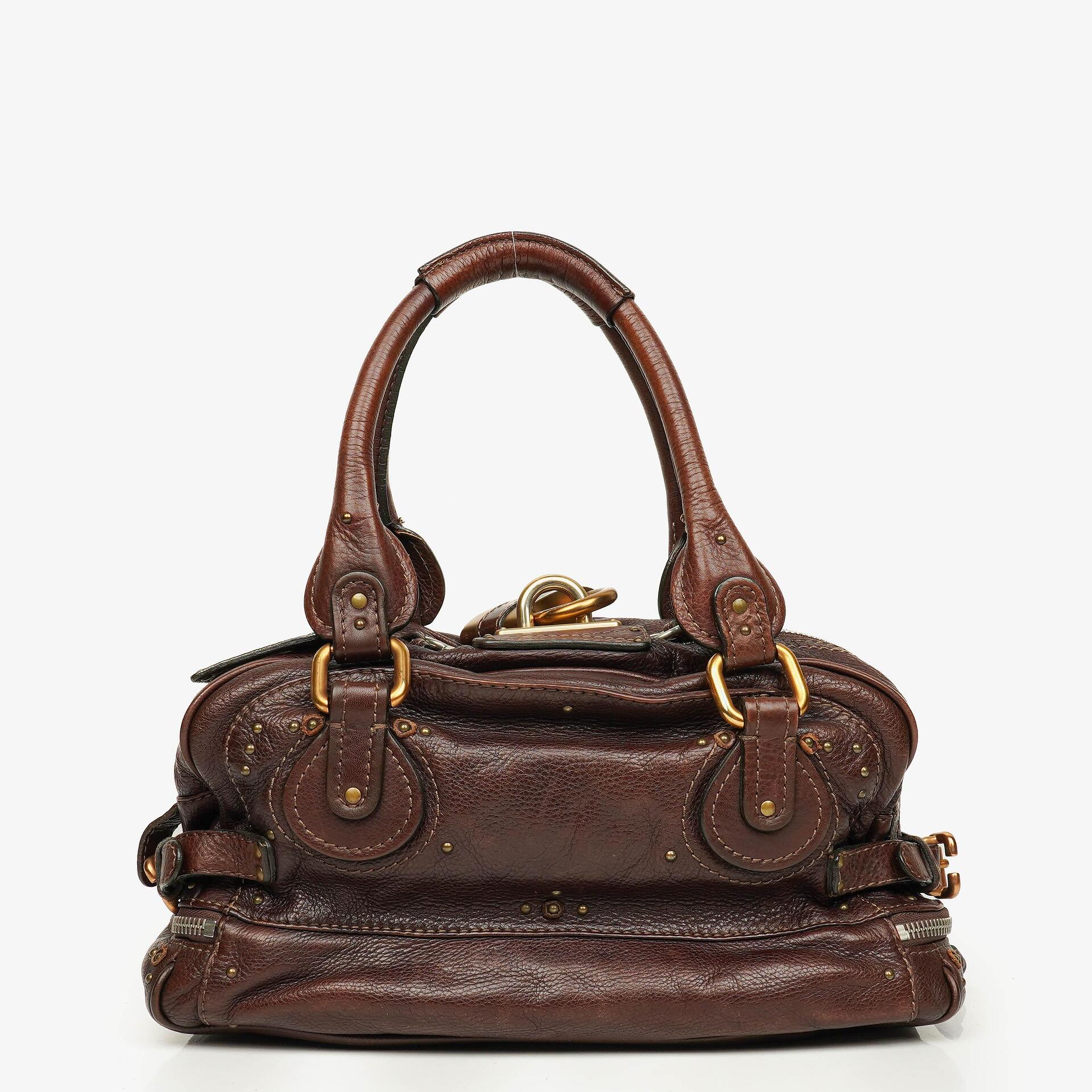 Chloe Paddington Satchel-Tasche in Schokoladenbraun