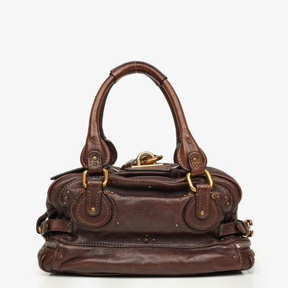 Chloe Paddington Satchel-Tasche in Schokoladenbraun