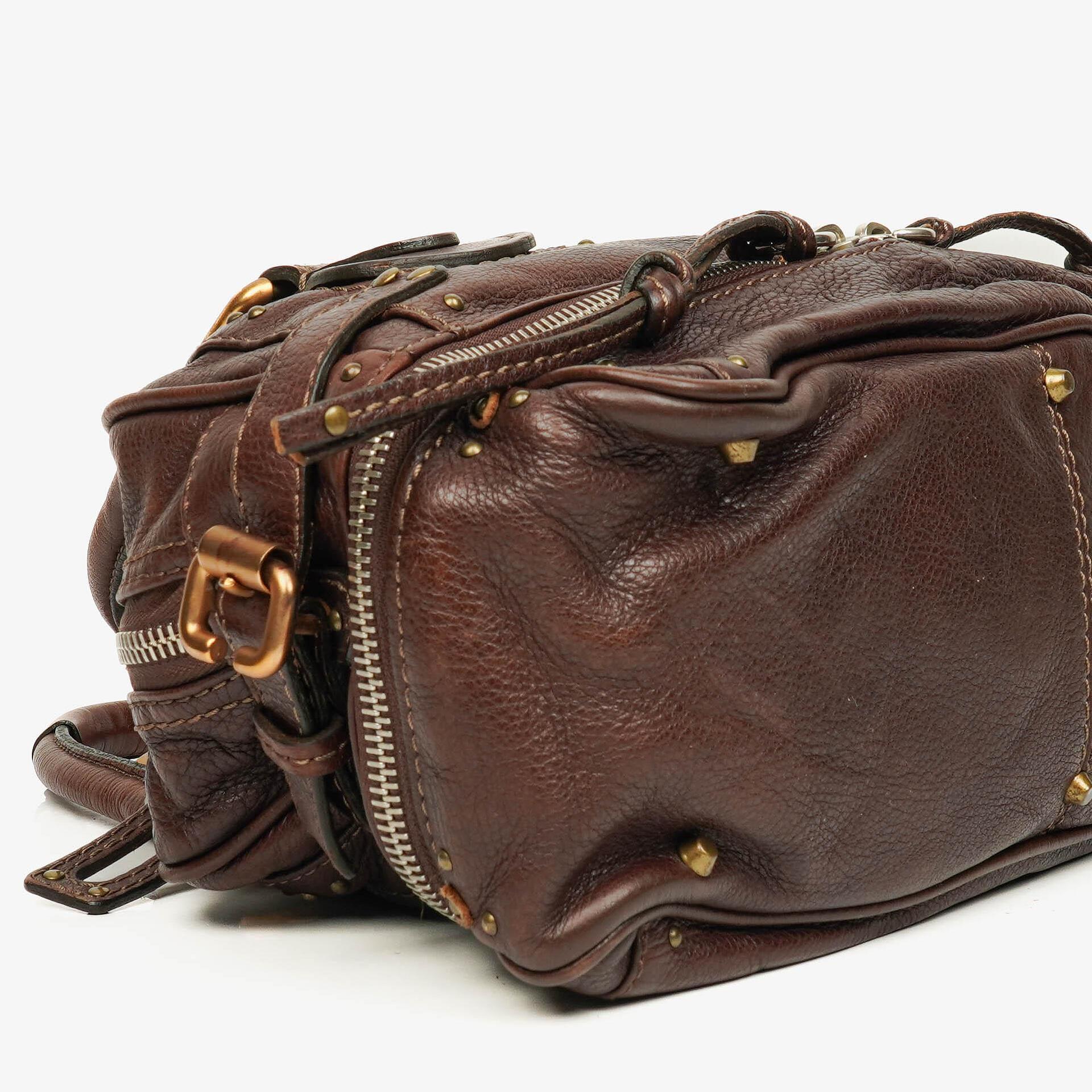 Chloe Paddington Satchel-Tasche in Schokoladenbraun