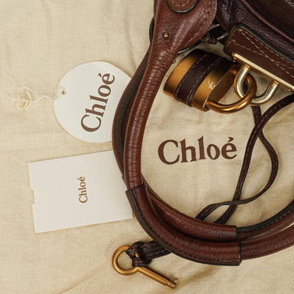 Chloe Paddington Satchel-Tasche in Schokoladenbraun