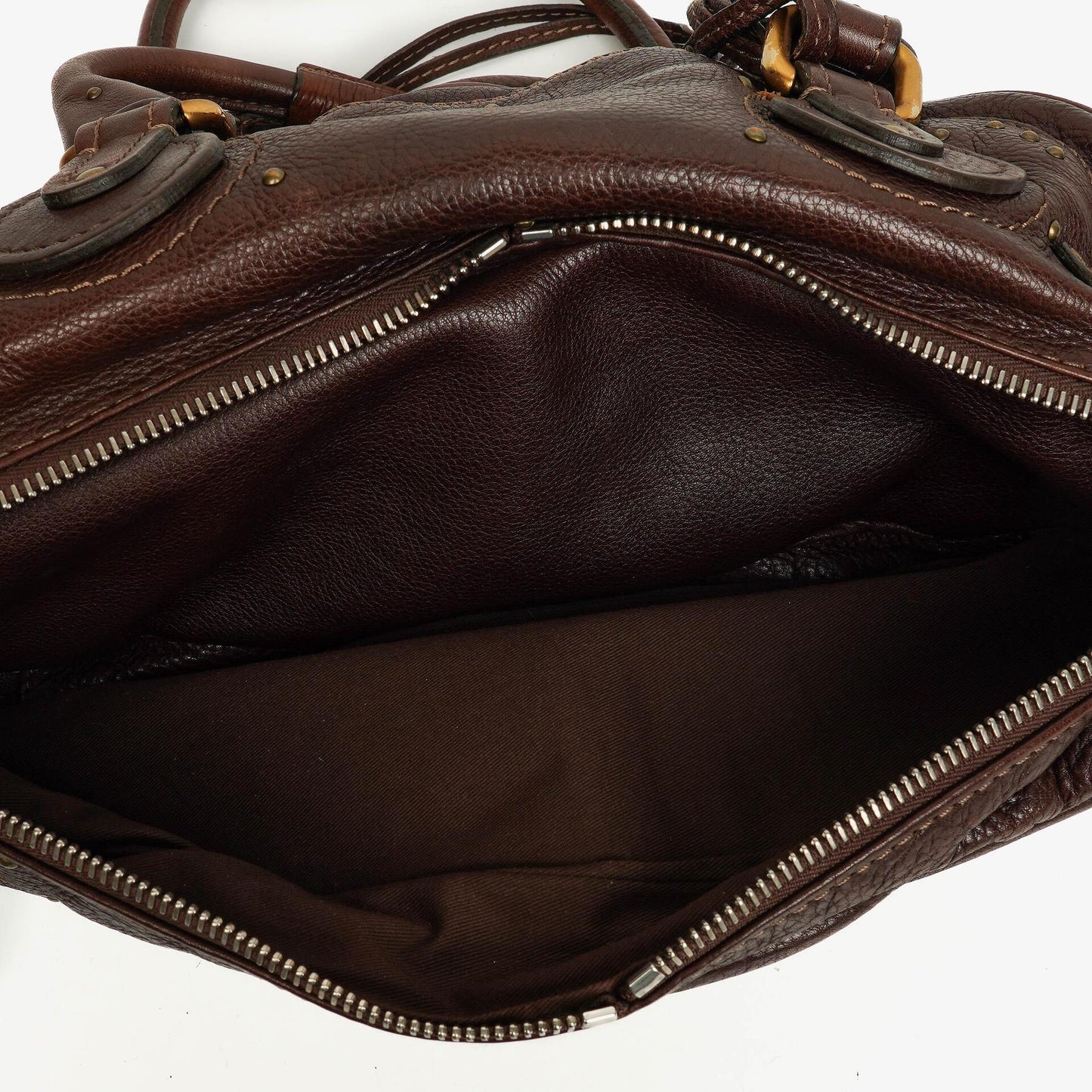 Chloe Paddington Satchel-Tasche in Schokoladenbraun