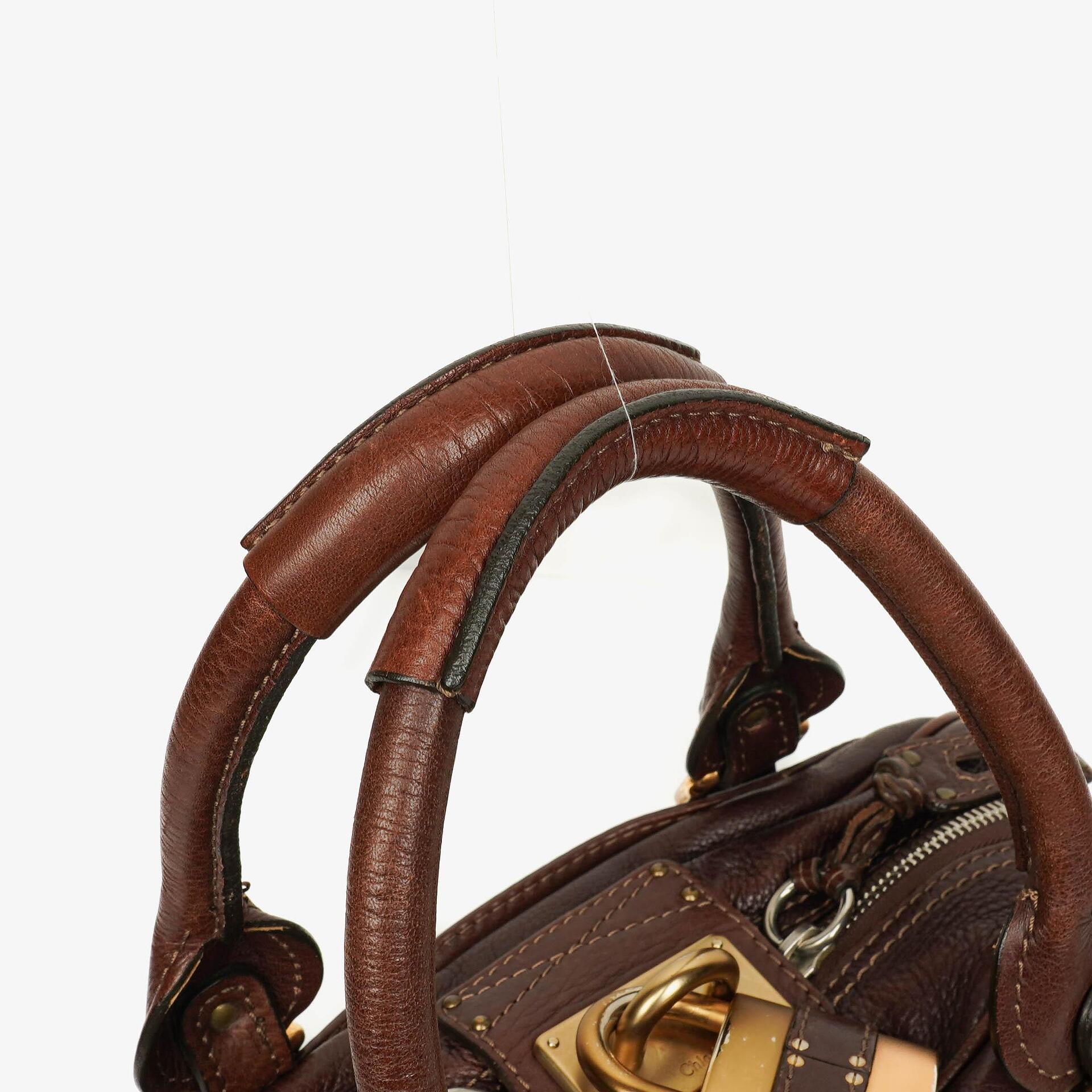 Chloe Paddington Satchel-Tasche in Schokoladenbraun