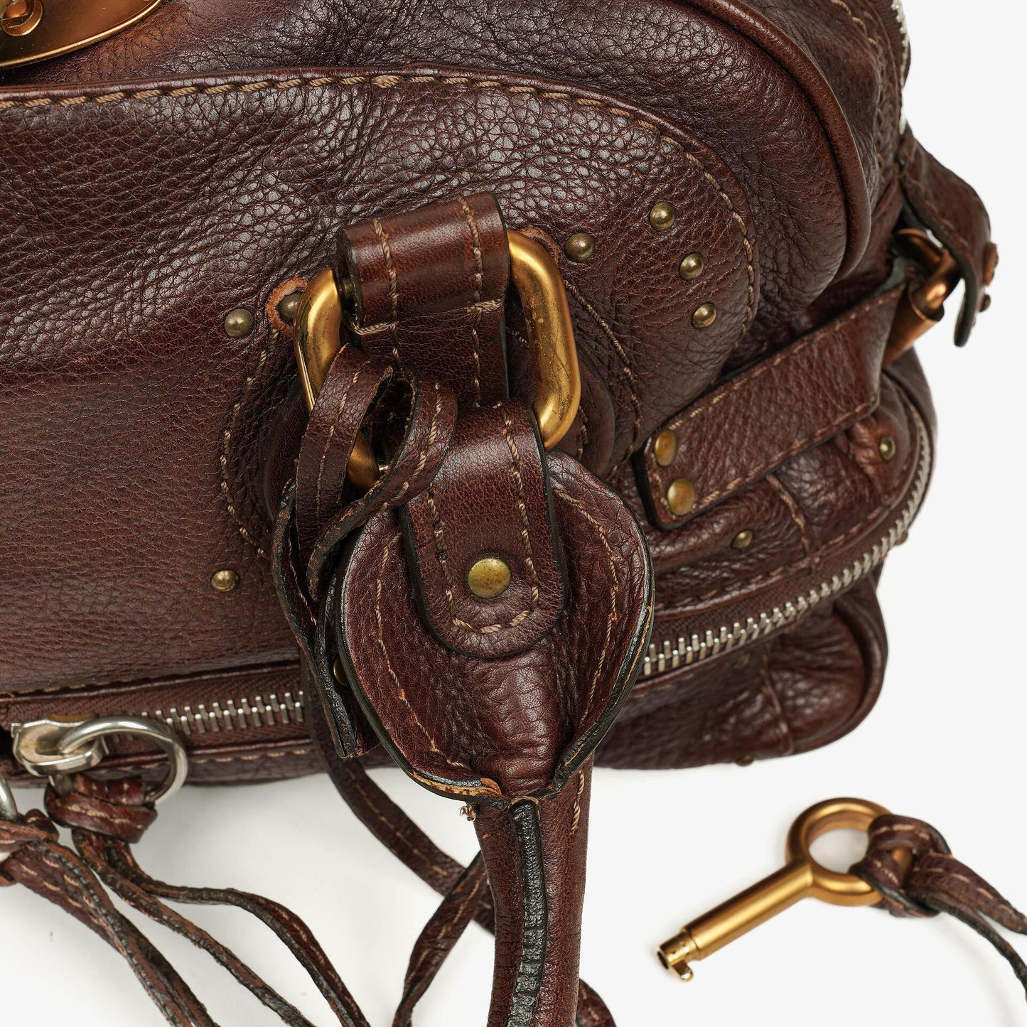 Chloe Paddington Satchel-Tasche in Schokoladenbraun