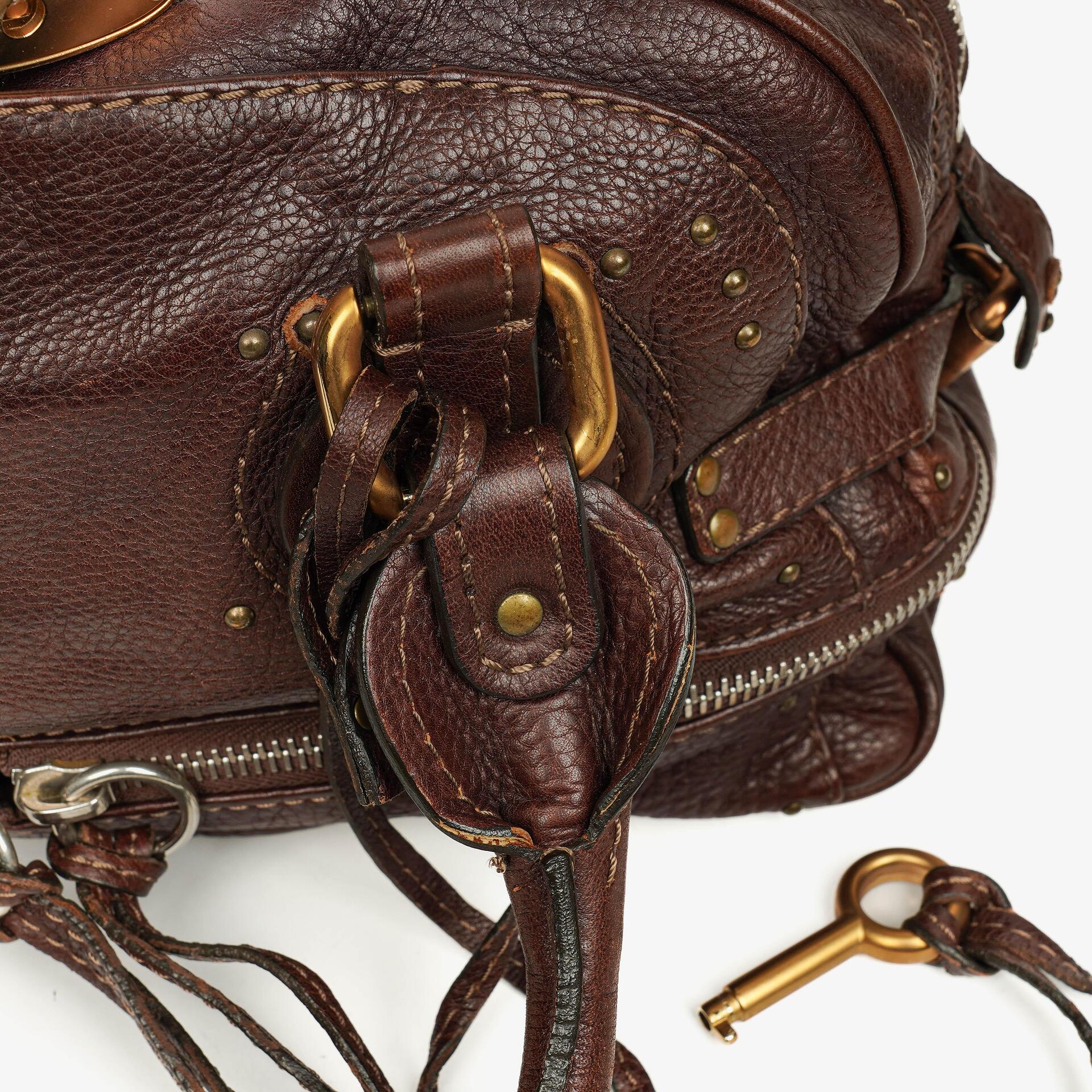 Chloe Paddington Satchel-Tasche in Schokoladenbraun