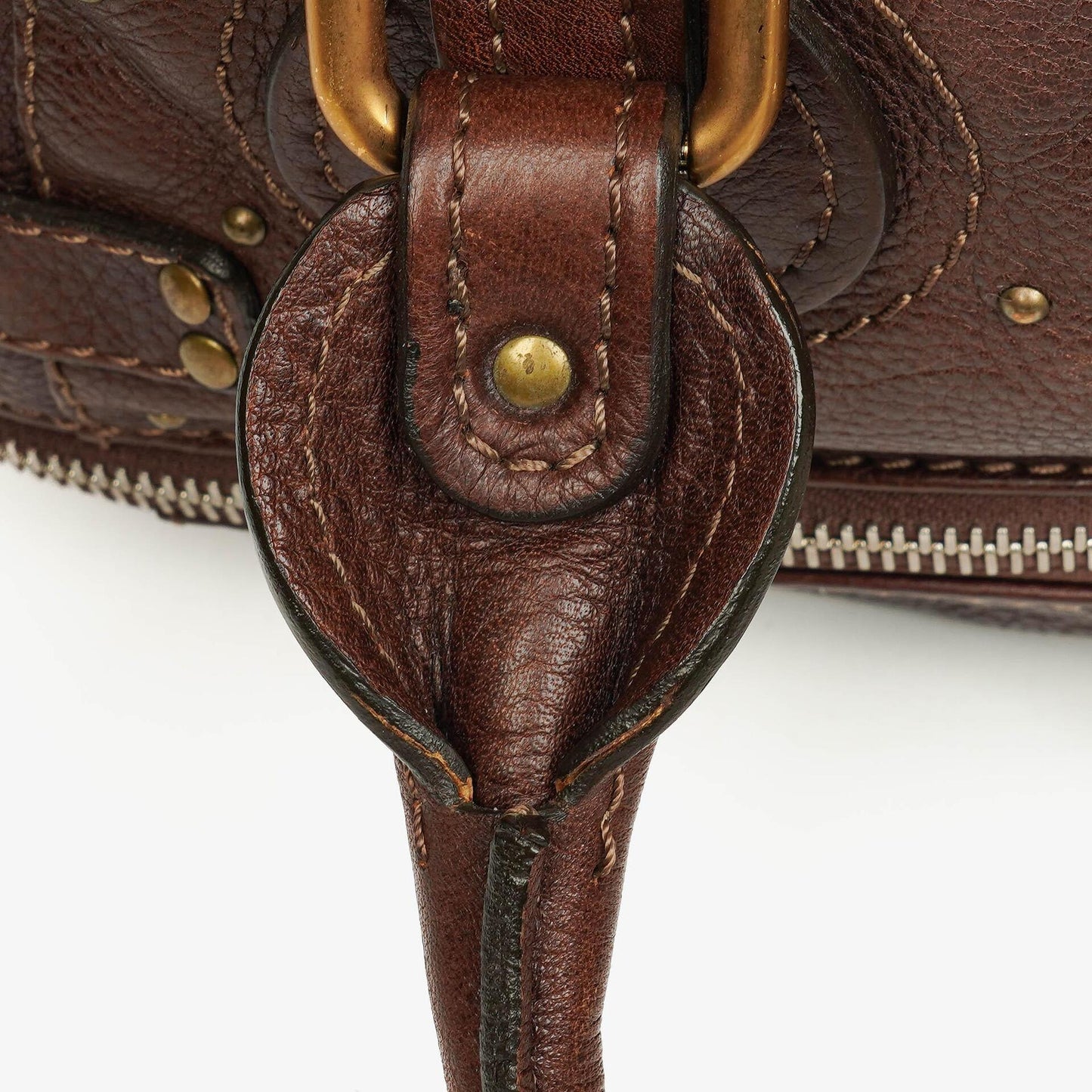 Chloe Paddington Satchel-Tasche in Schokoladenbraun