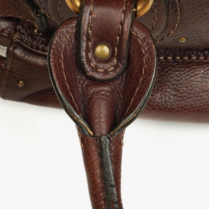 Chloe Paddington Satchel-Tasche in Schokoladenbraun
