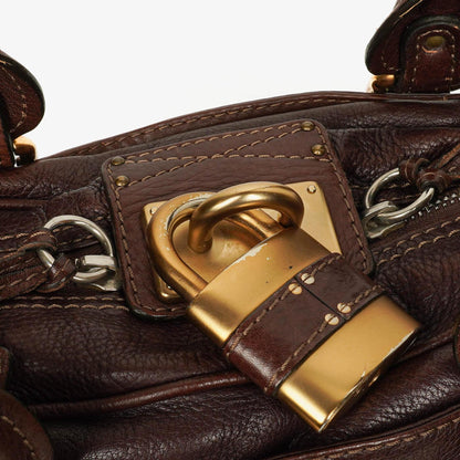 Chloe Paddington Satchel-Tasche in Schokoladenbraun