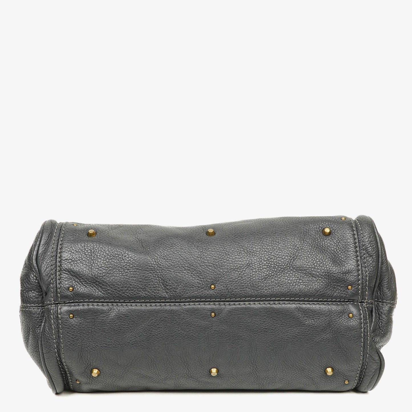 Chloe Paddington Satchel Tasche aus grauem Kalbsleder