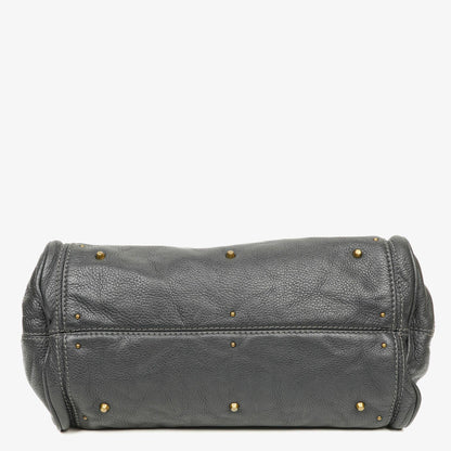 Chloe Paddington Satchel Tasche aus grauem Kalbsleder