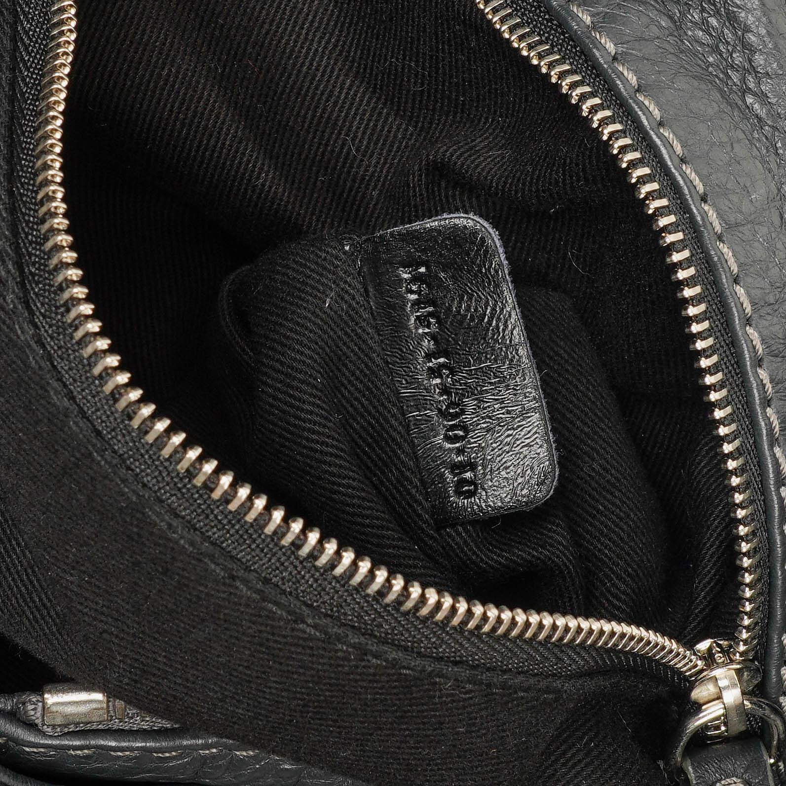Chloe Paddington Satchel Tasche aus grauem Kalbsleder
