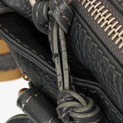 Chloe Paddington Satchel Tasche aus grauem Kalbsleder