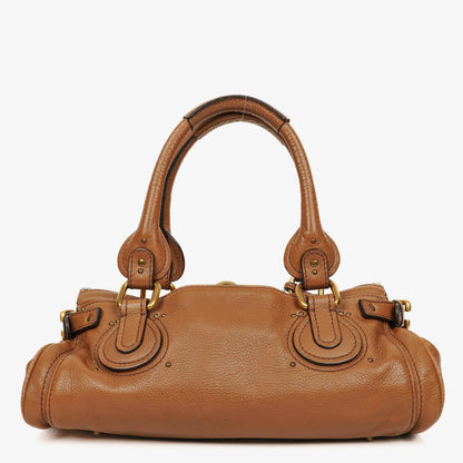 Chloé Paddington Satchel Tasche aus Kalbsleder in Havana