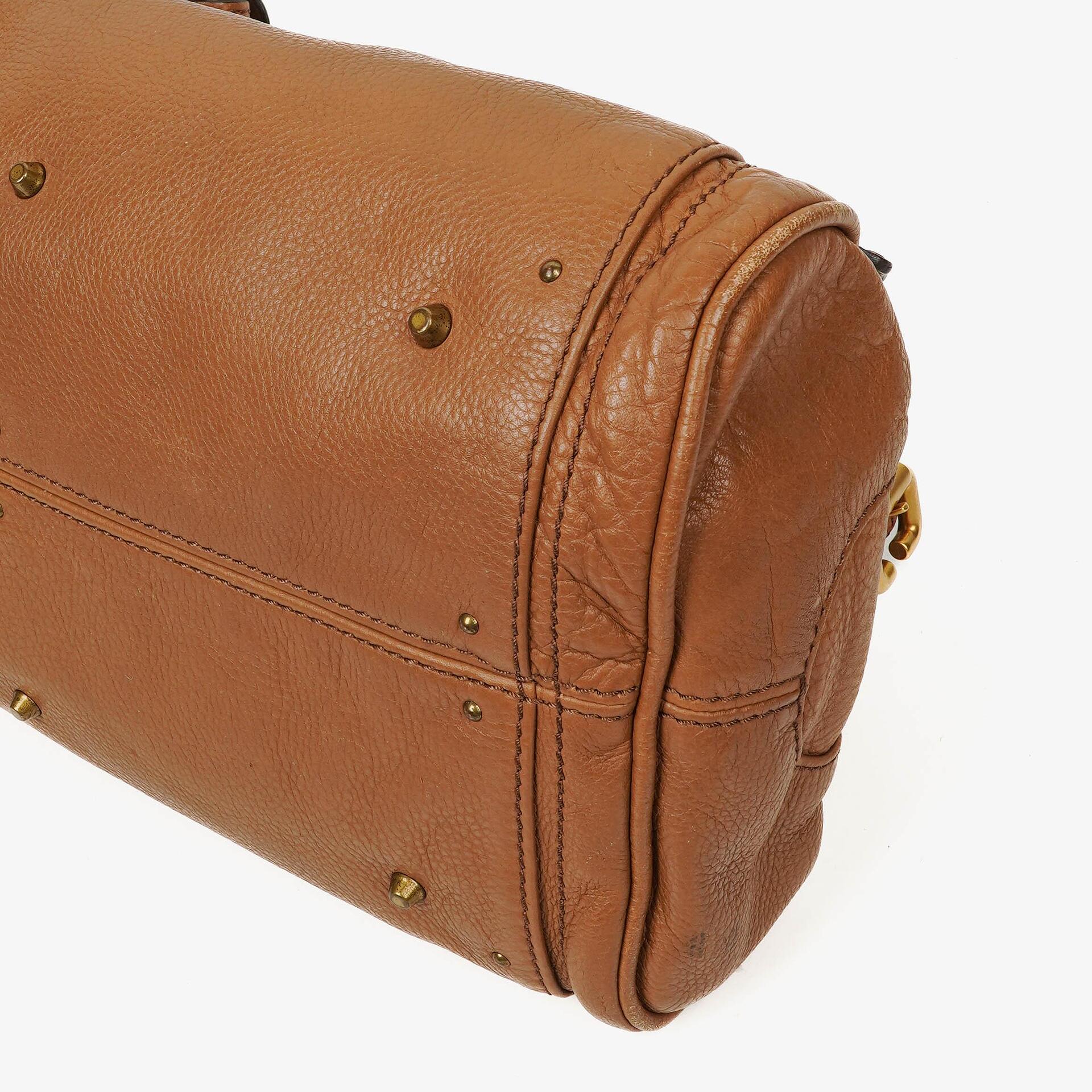 Chloé Paddington Satchel Tasche aus Kalbsleder in Havana