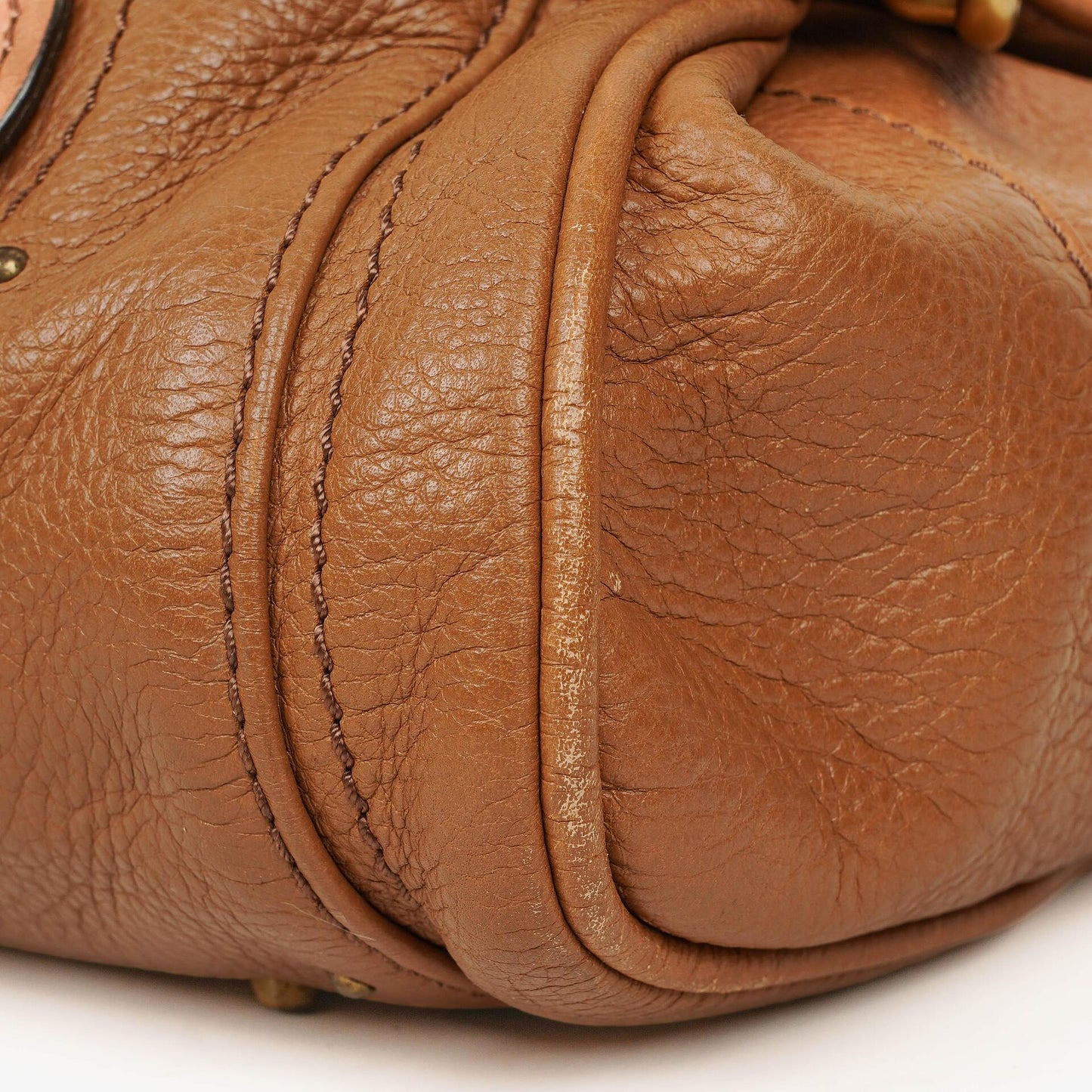 Chloé Paddington Satchel Tasche aus Kalbsleder in Havana