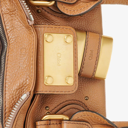 Chloé Paddington Satchel Tasche aus Kalbsleder in Havana