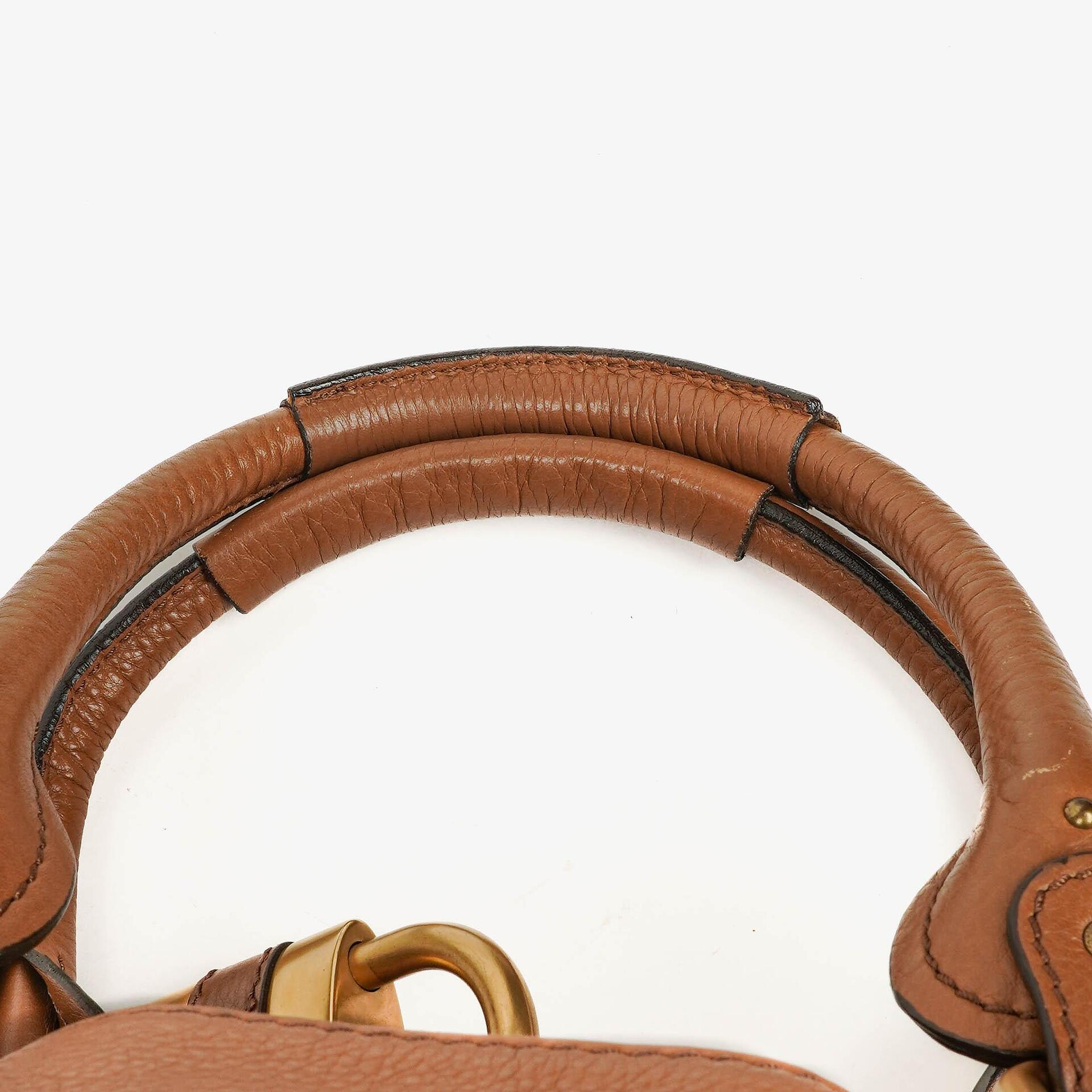 Chloé Paddington Satchel Tasche aus Kalbsleder in Havana
