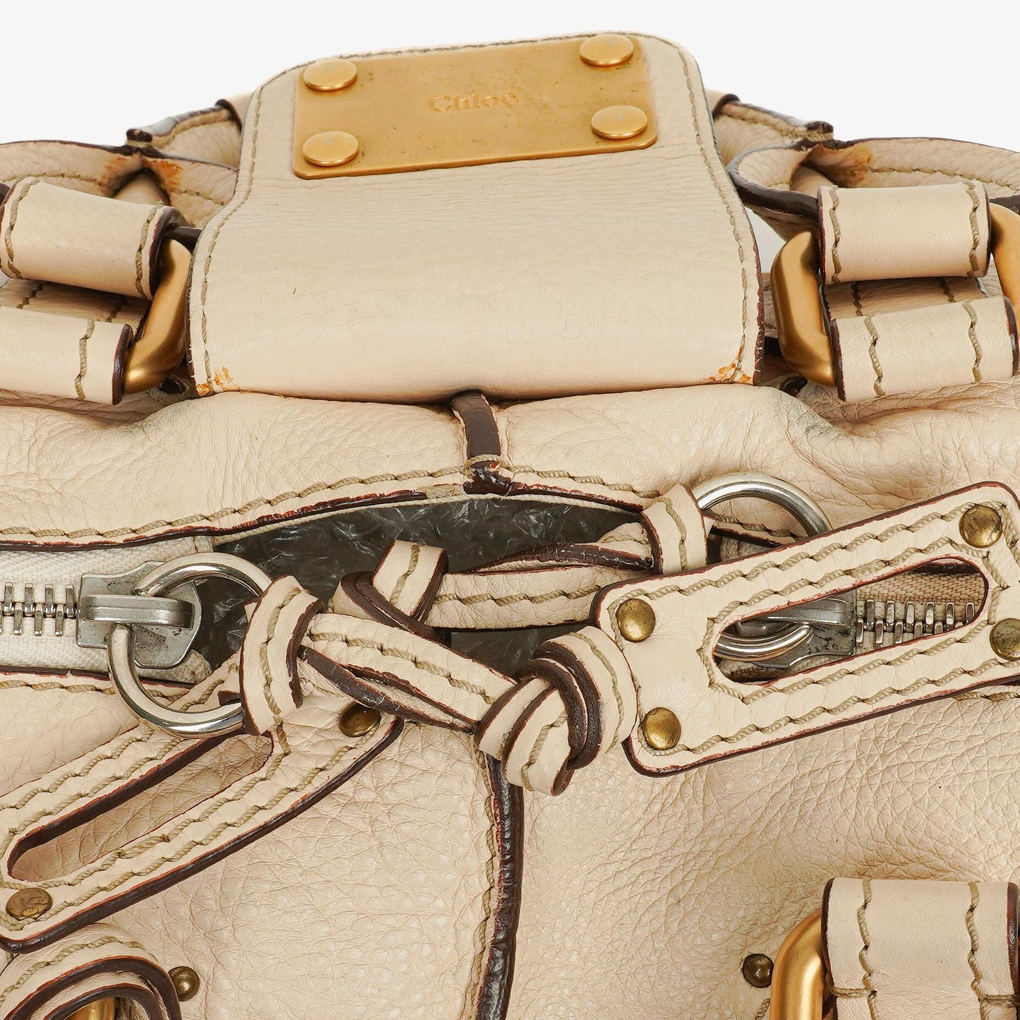 Chloe Paddington Elfenbein Satchel Tasche