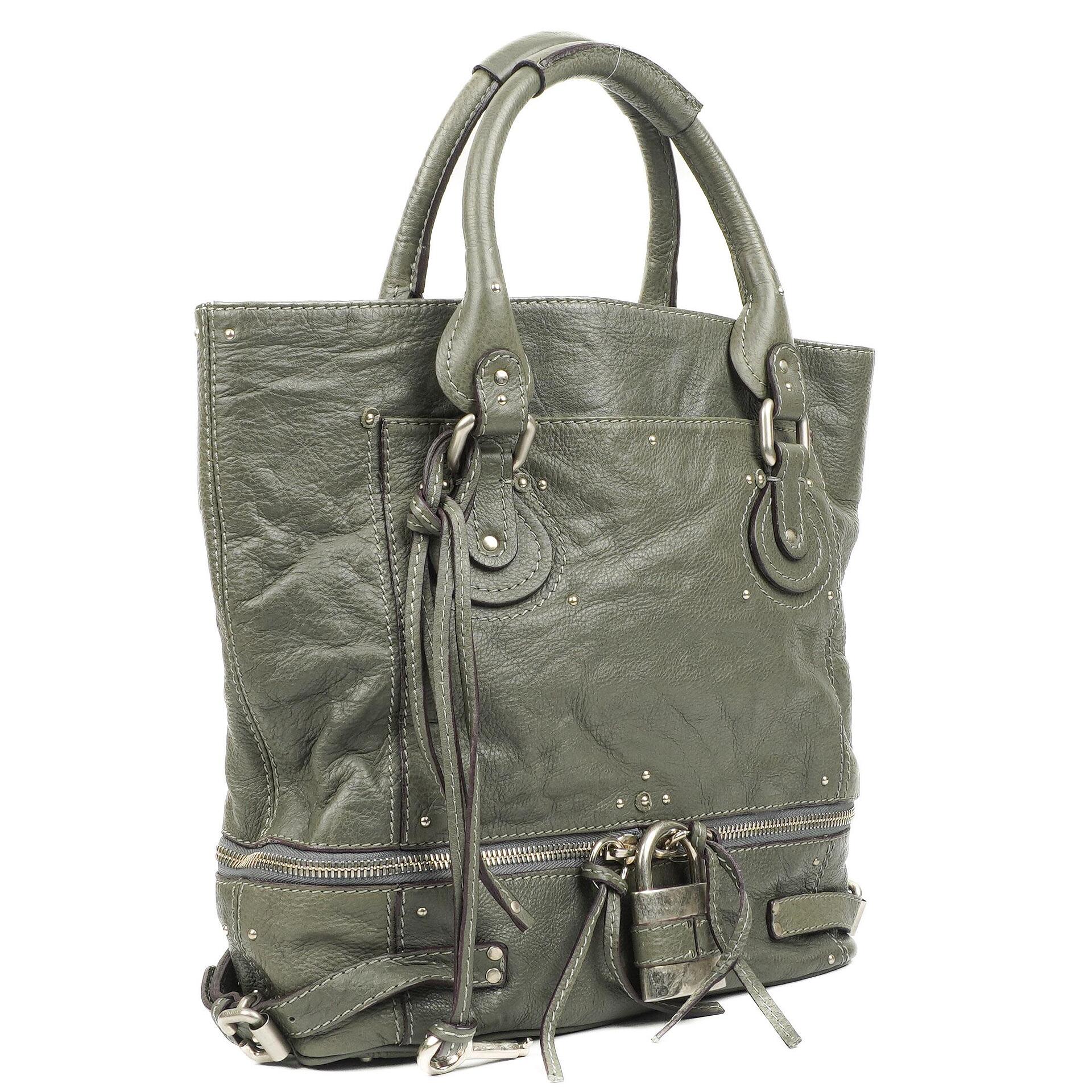 Chloé Paddington Große Craie Leder Tote Bag