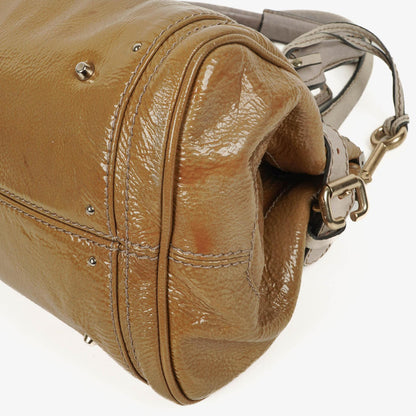 Chloe Paddington Satchel-Tasche aus Lackleder