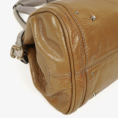 Chloe Paddington Satchel-Tasche aus Lackleder