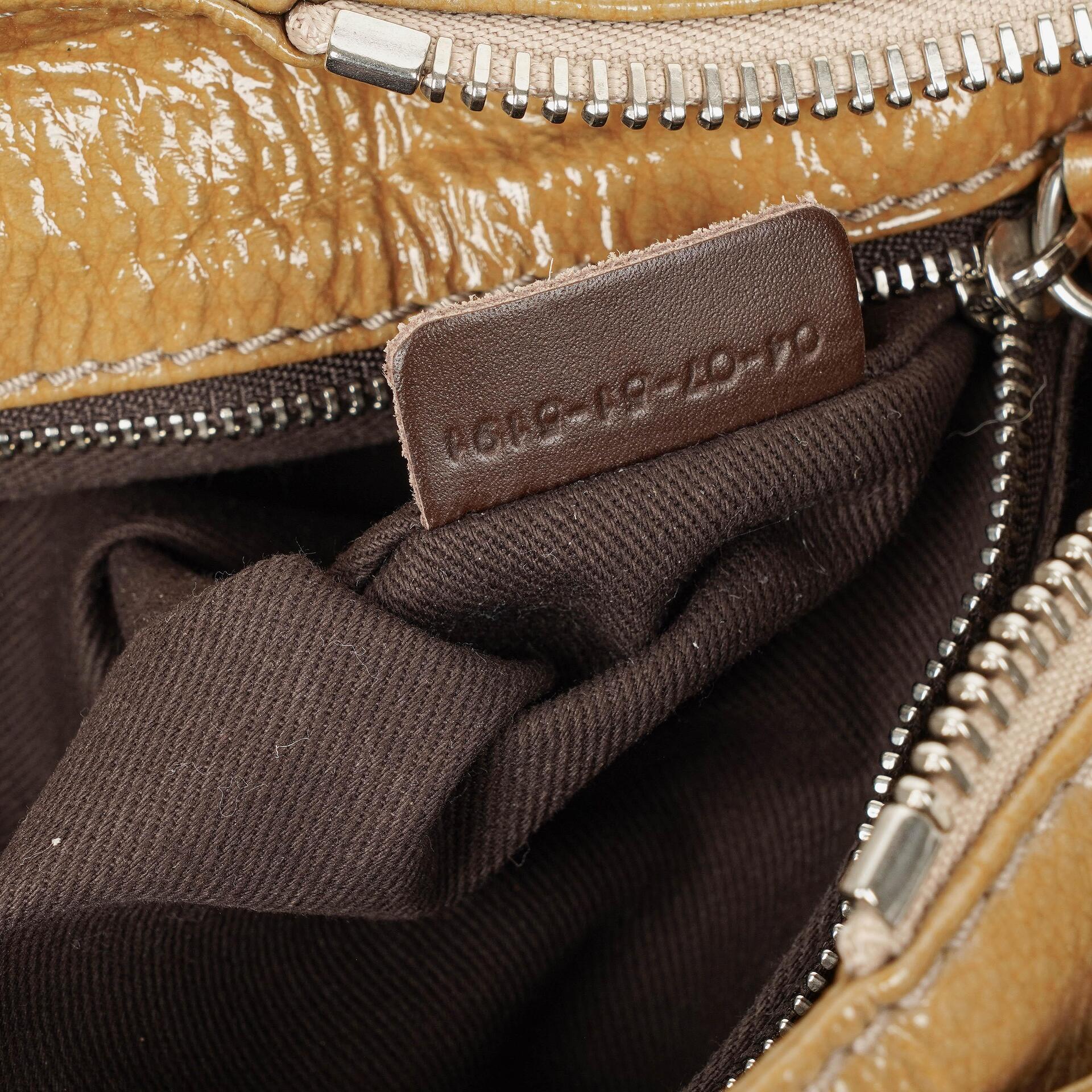 Chloe Paddington Satchel-Tasche aus Lackleder