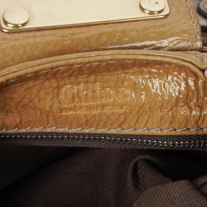 Chloe Paddington Satchel-Tasche aus Lackleder