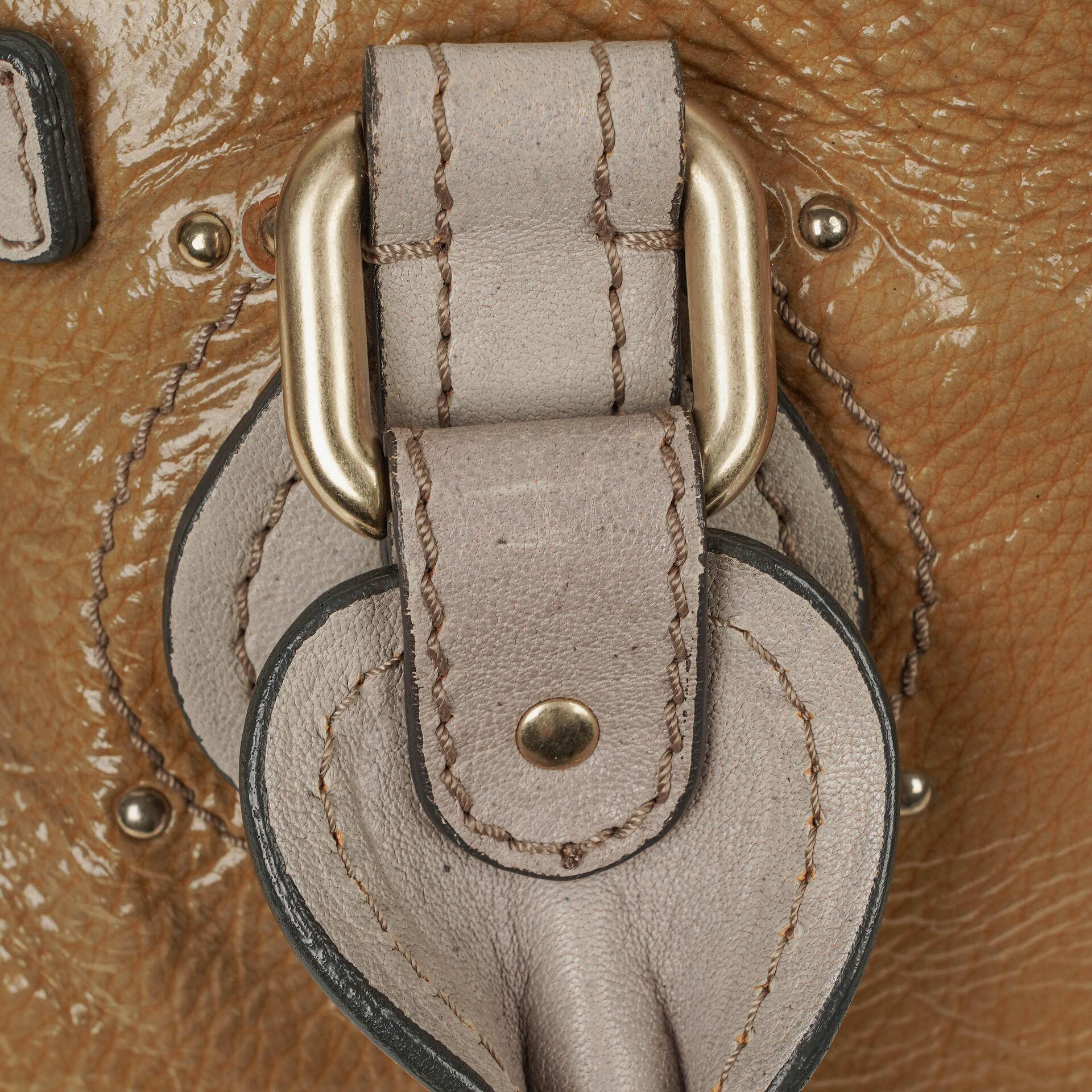Chloe Paddington Satchel-Tasche aus Lackleder
