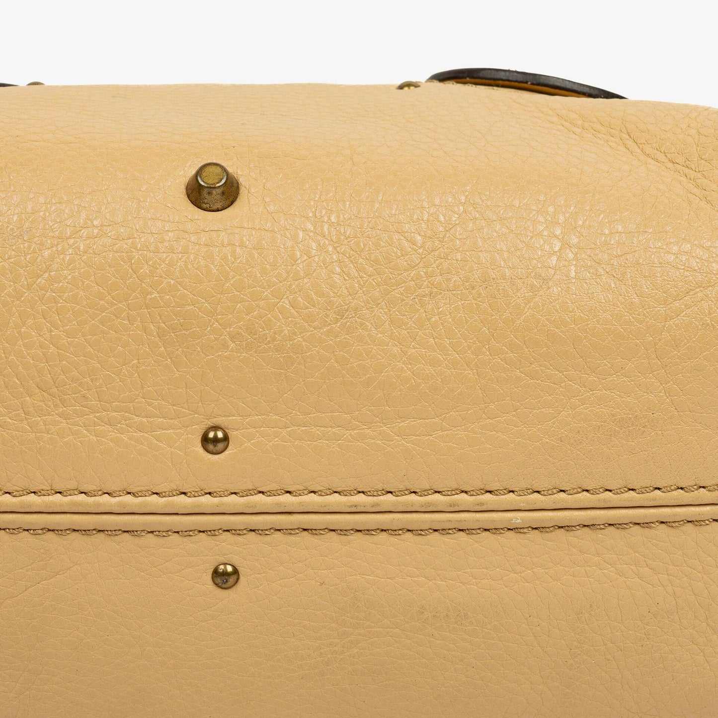 Chloe Paddington Kleine Satchel-Tasche aus beigem Kalbsleder