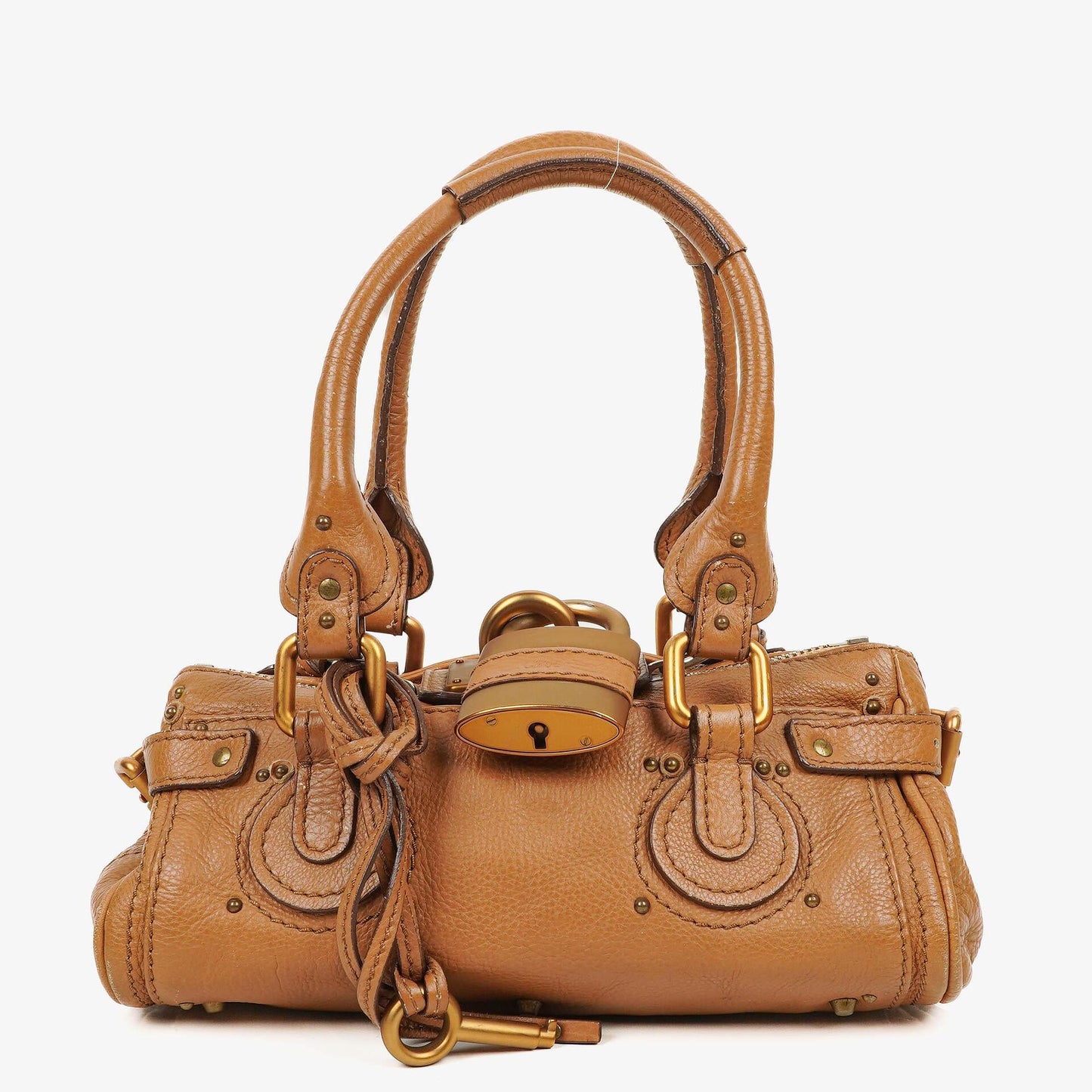 Chloe Paddington Kleine Braune Kalbsleder Aktentasche