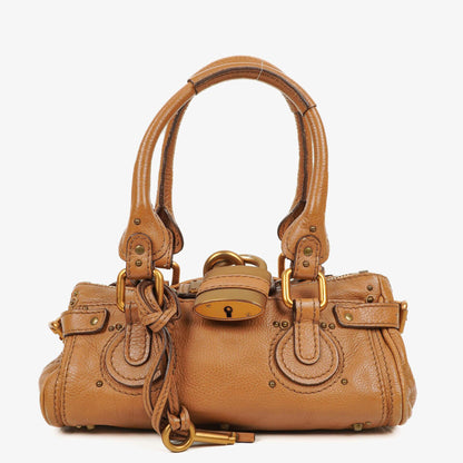 Chloe Paddington Kleine Braune Kalbsleder Aktentasche