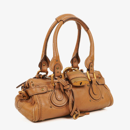 Chloe Paddington Kleine Braune Kalbsleder Aktentasche