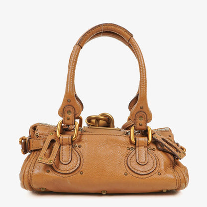 Chloe Paddington Kleine Braune Kalbsleder Aktentasche