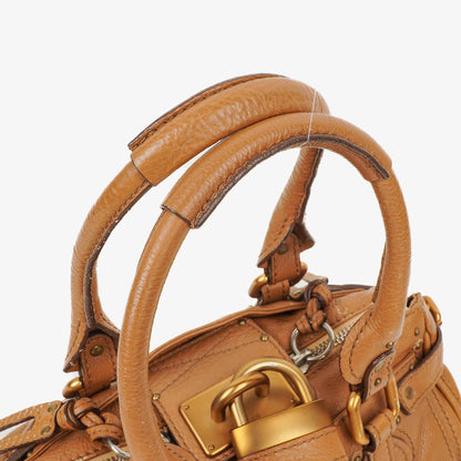 Chloe Paddington Kleine Braune Kalbsleder Aktentasche