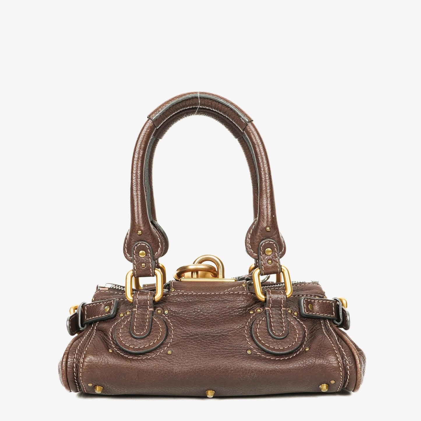 Chloe Paddington Kleine braune Lederhandtasche