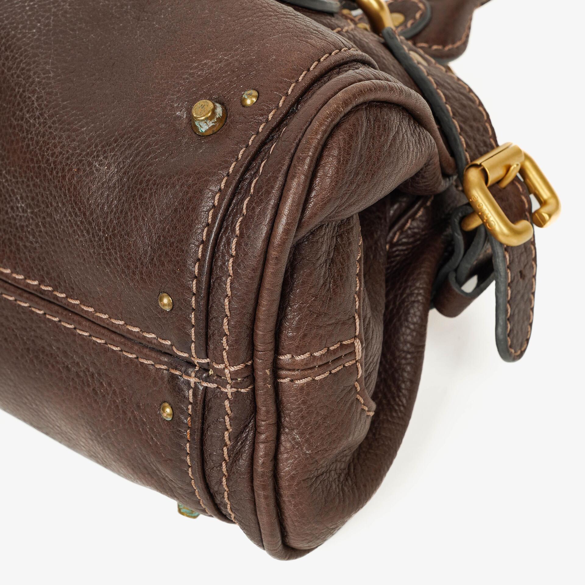 Chloe Paddington Kleine braune Lederhandtasche