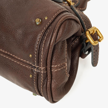 Chloe Paddington Kleine braune Lederhandtasche