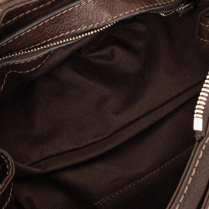 Chloe Paddington Kleine braune Lederhandtasche