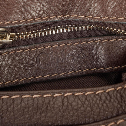 Chloe Paddington Kleine braune Lederhandtasche