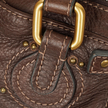 Chloe Paddington Kleine braune Lederhandtasche
