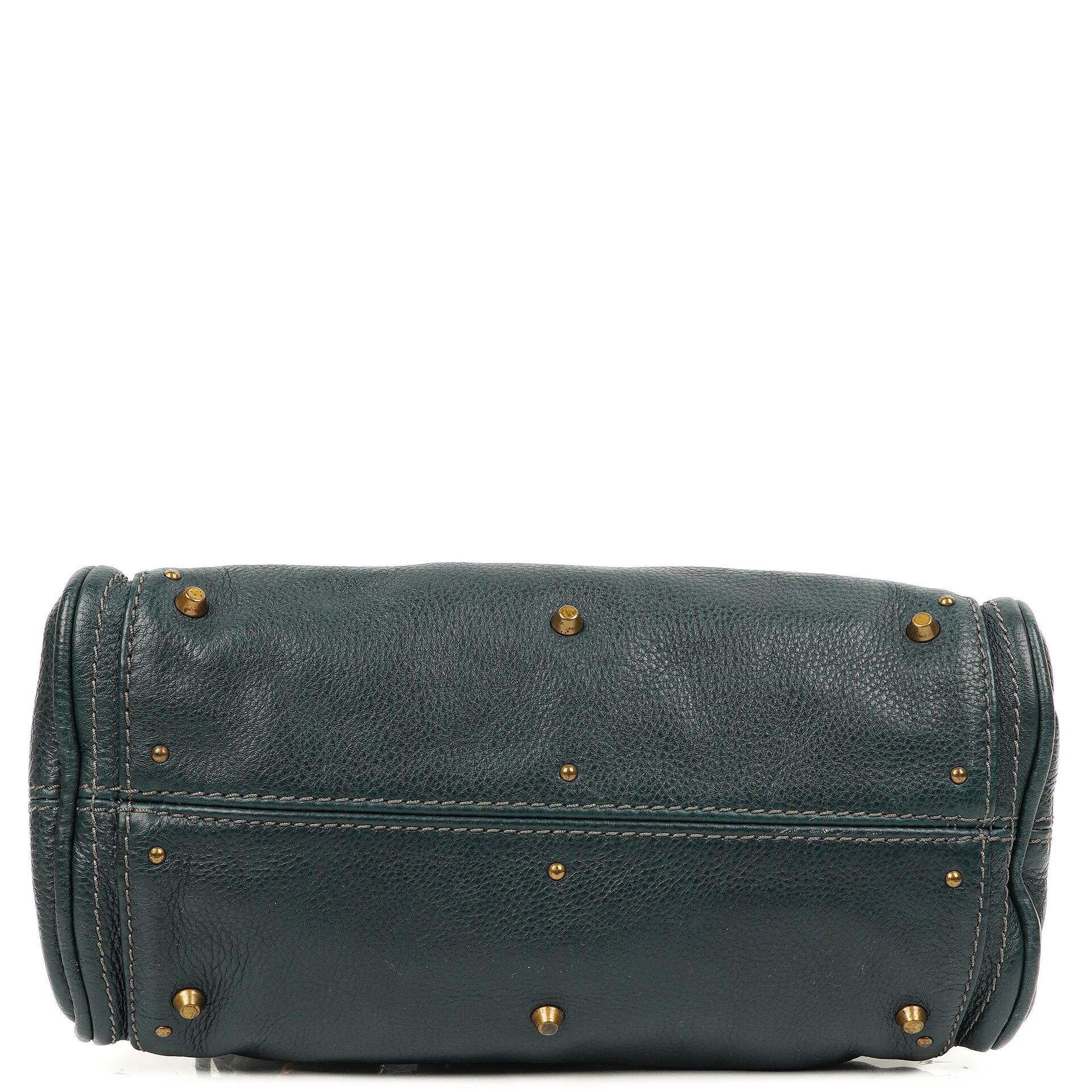 Chloe Paddington Satchel Tasche aus kleinem schwarzem Kalbsleder