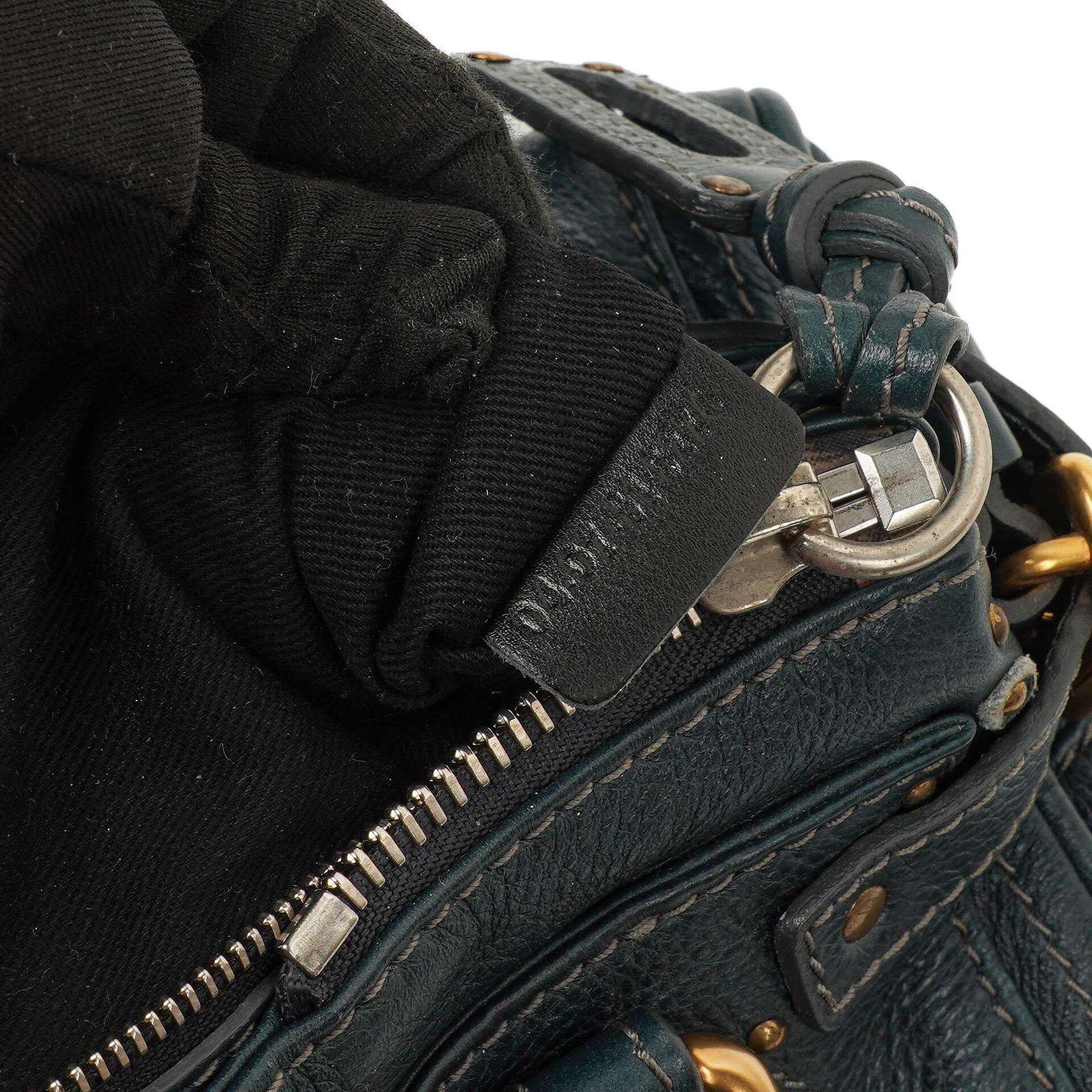 Chloe Paddington Satchel Tasche aus kleinem schwarzem Kalbsleder