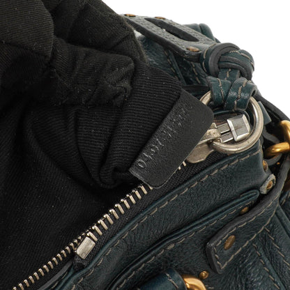 Chloe Paddington Satchel Tasche aus kleinem schwarzem Kalbsleder