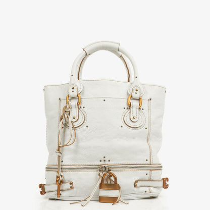 Chloé Paddington Satchel-Tasche in Weiß