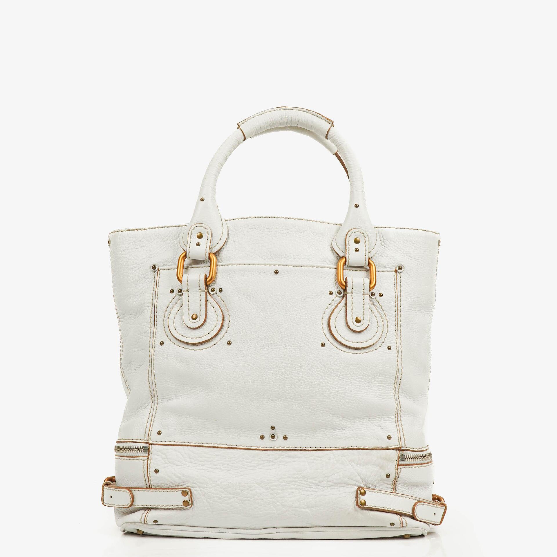 Chloé Paddington Satchel-Tasche in Weiß
