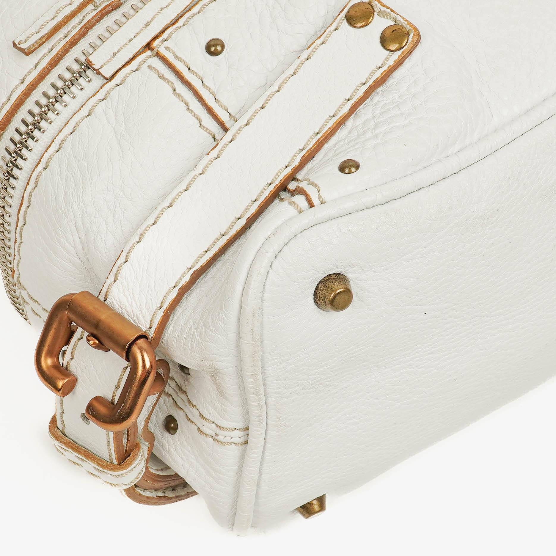 Chloé Paddington Satchel-Tasche in Weiß