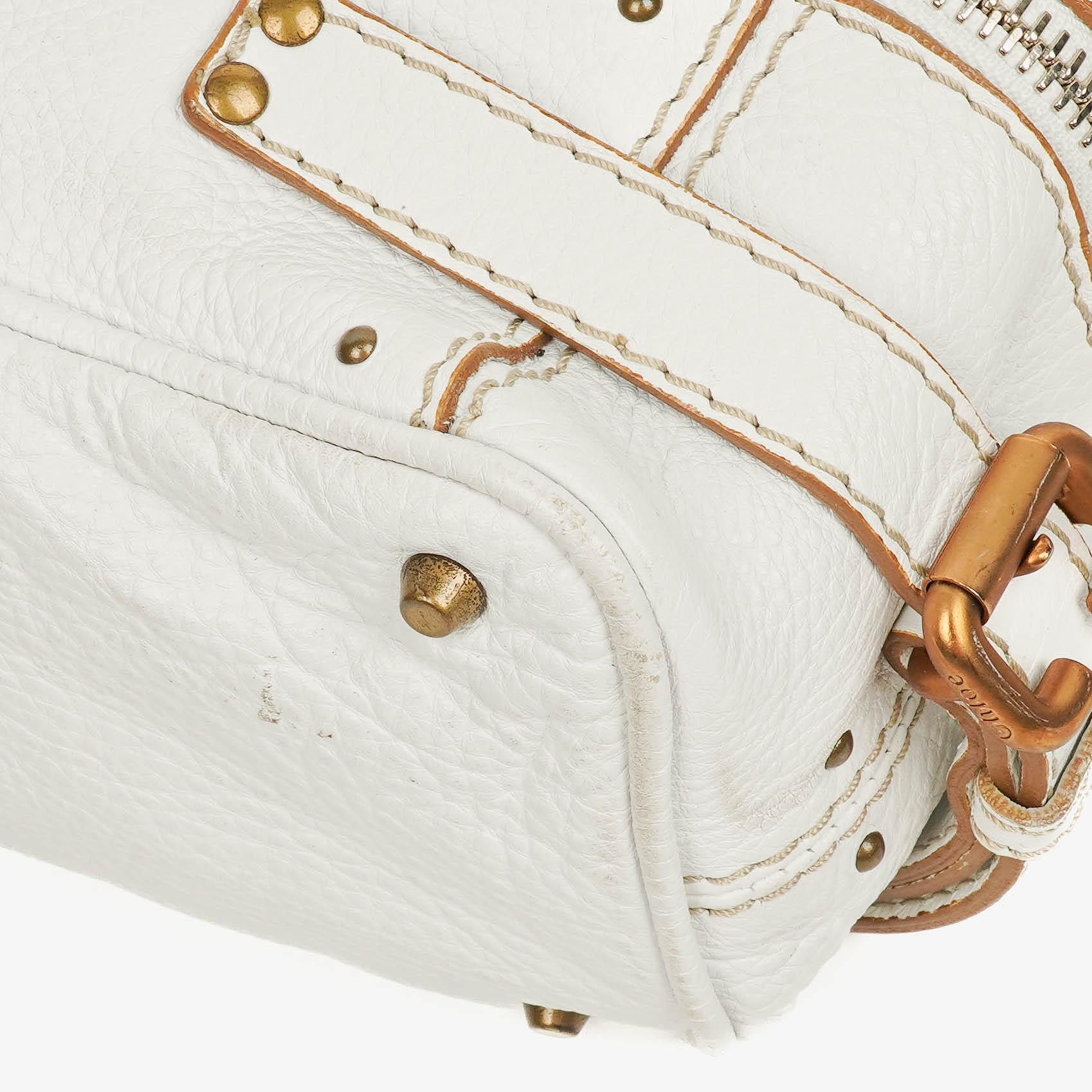 Chloé Paddington Satchel-Tasche in Weiß