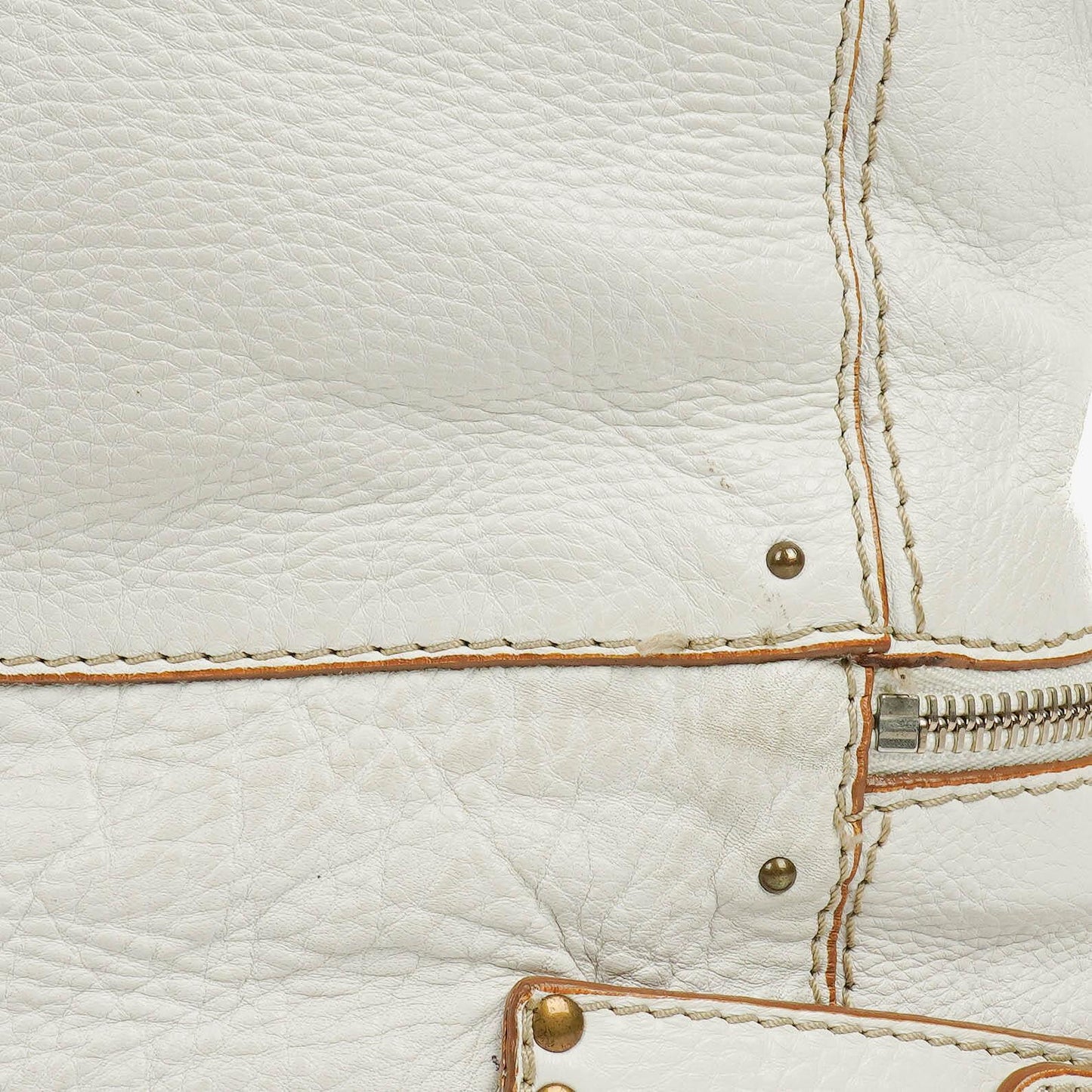 Chloé Paddington Satchel-Tasche in Weiß