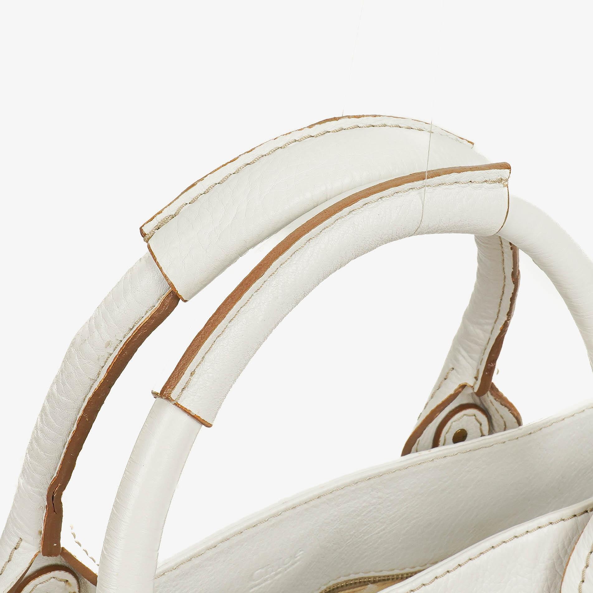 Chloé Paddington Satchel-Tasche in Weiß
